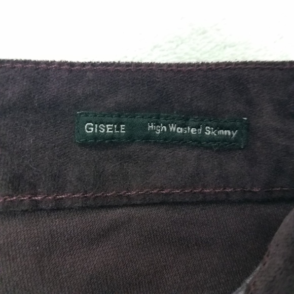 NEW Dear John Size 28 Gisele High Waisted Skinny Jeans Pants in Burgundy NWT $74 - Picture 7 of 13